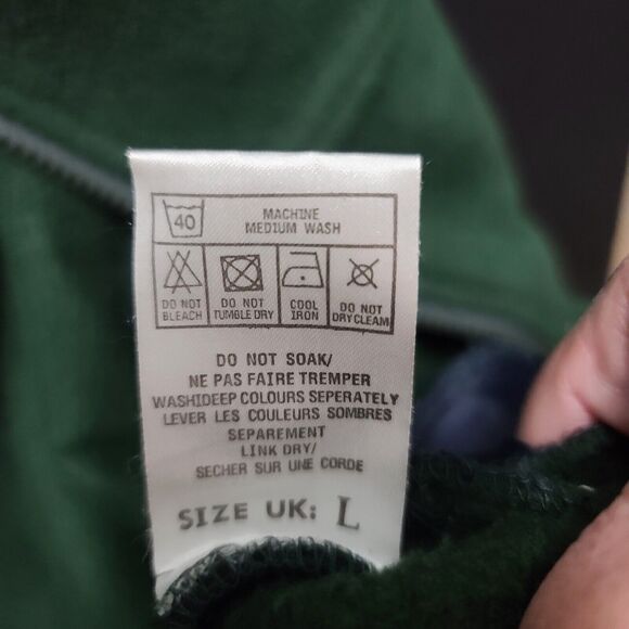 Bronte Mens Fleece Jacket Green Size UK Large 100% Polyester Antipilling Fleece - Picture 4 of 12